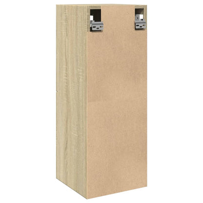 Compact Sonoma Oak Bathroom Cabinet, 30x30x80 cm, Engineered Wood