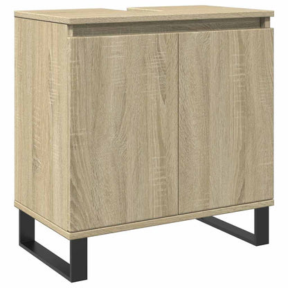 Sonoma Oak Bathroom Cabinet 58x33x60 cm - Engineered Wood