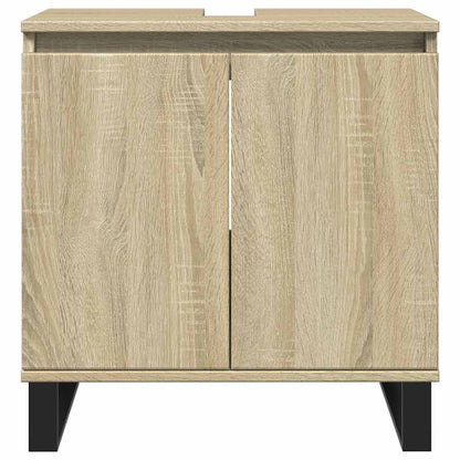 Sonoma Oak Bathroom Cabinet 58x33x60 cm - Engineered Wood
