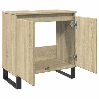 Sonoma Oak Bathroom Cabinet 58x33x60 cm - Engineered Wood