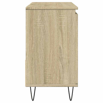 Sonoma Oak Bathroom Cabinet 65x33x60 cm - Engineered Wood