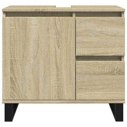 Sonoma Oak Bathroom Cabinet, Engineered Wood 65x33x60 cm