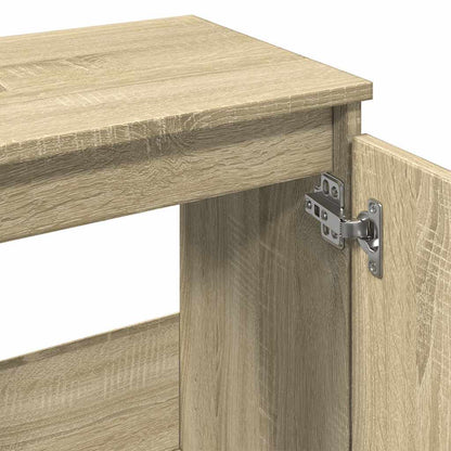 Sonoma Oak Bathroom Cabinet, Engineered Wood 65x33x60 cm