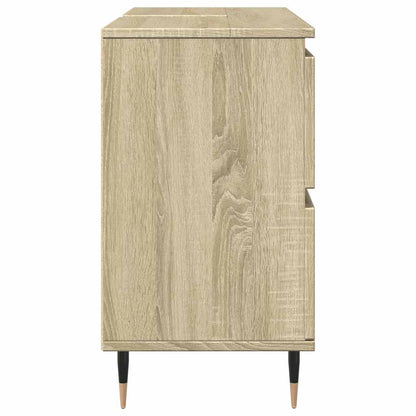 Sonoma Oak Bathroom Cabinet 80x33x60 cm | Engineered Wood