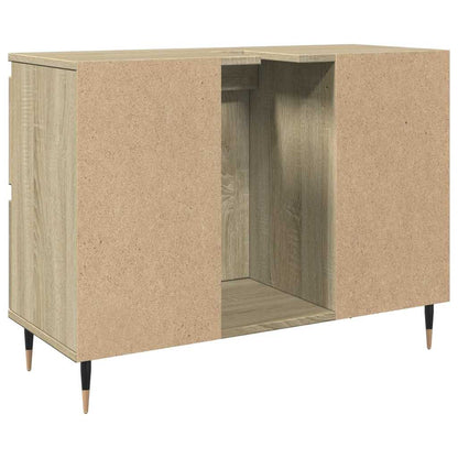 Sonoma Oak Bathroom Cabinet 80x33x60 cm | Engineered Wood