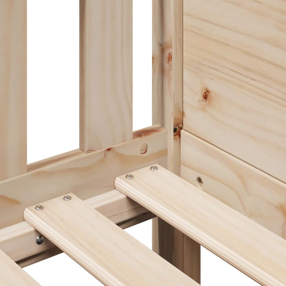 Pine Kids' House Bed Frame 90x200 cm - Mattress Not Included