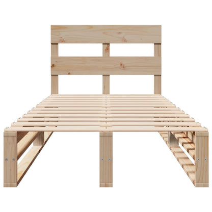 Solid Pine Bed Frame 90x200 cm - Durable Wooden Design