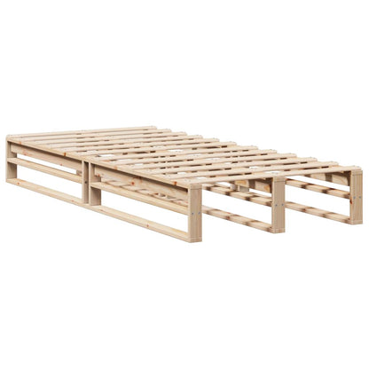 Solid Wood Pine Bed Frame 75x190 cm - Small Single, No Mattress