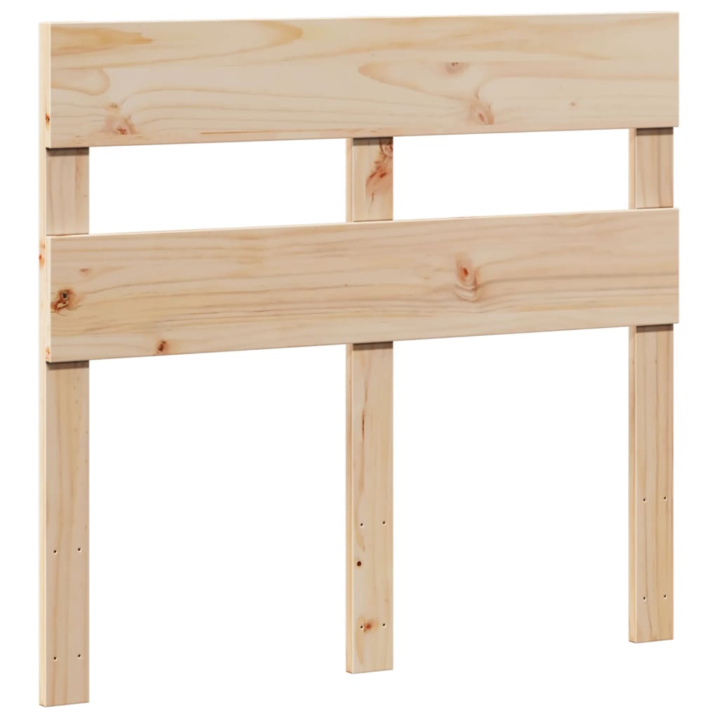 Solid Wood Pine Bed Frame 75x190 cm - Small Single, No Mattress