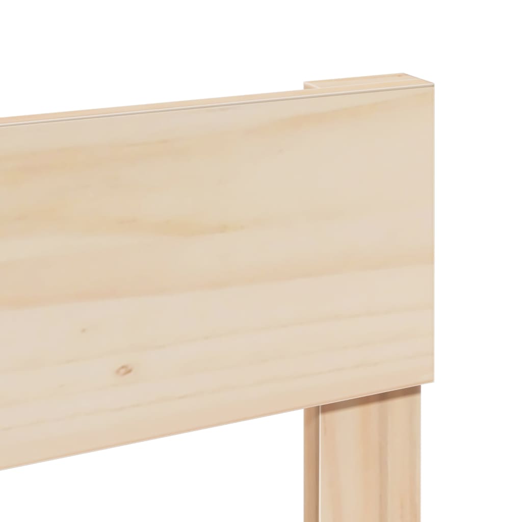 Solid Wood Pine Bed Frame 75x190 cm - Small Single, No Mattress