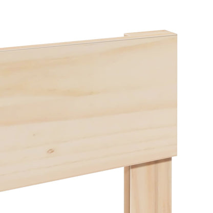 Solid Wood Pine Bed Frame 75x190 cm - Small Single, No Mattress