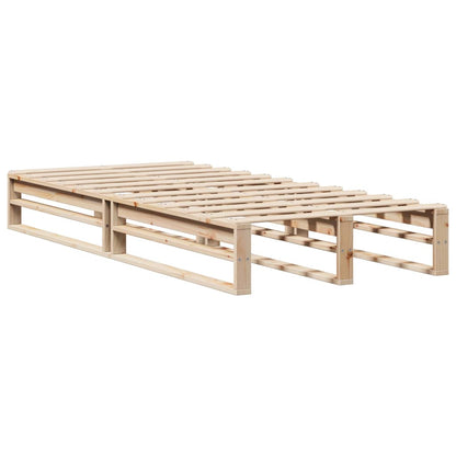 Solid Pine Wood Bed Frame 100x200 cm - Mattress Excluded