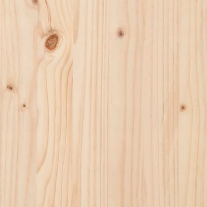 Headboard with Shelves 200 cm Solid Wood Pine
