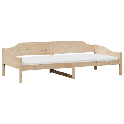 Solid Pine Wood Bed Frame 80x200 cm - Mattress Not Included