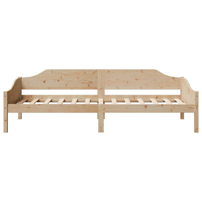 Solid Pine Wood Bed Frame 80x200 cm - Mattress Not Included