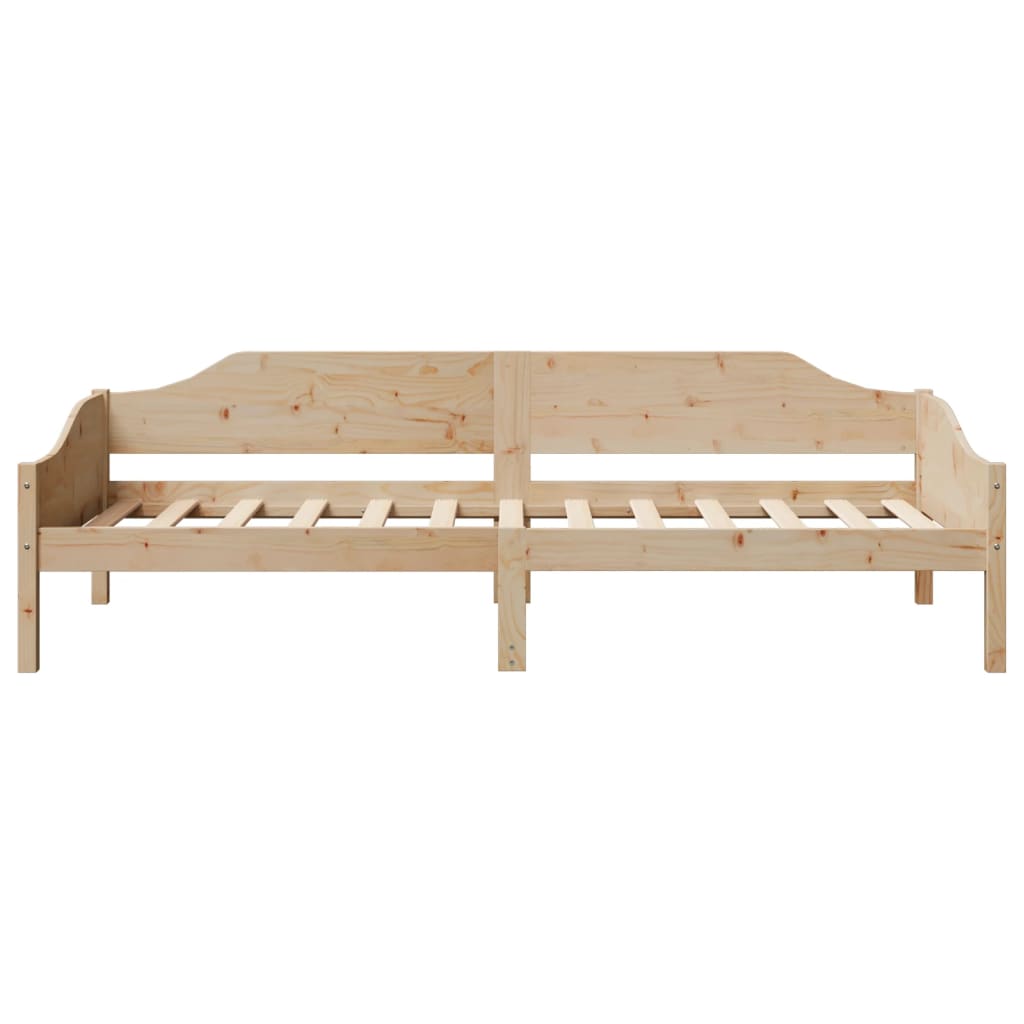 Solid Pine Wood Bed Frame 90x200 cm - No Mattress Included