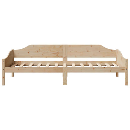 Solid Pine Wood Bed Frame 90x200 cm - No Mattress Included