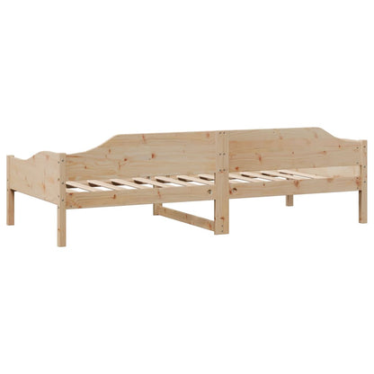 Solid Pine Wood Bed Frame 90x200 cm - No Mattress Included