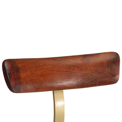 Solid Mango Wood Bar Stools - Set of 2, 49x43x103 cm