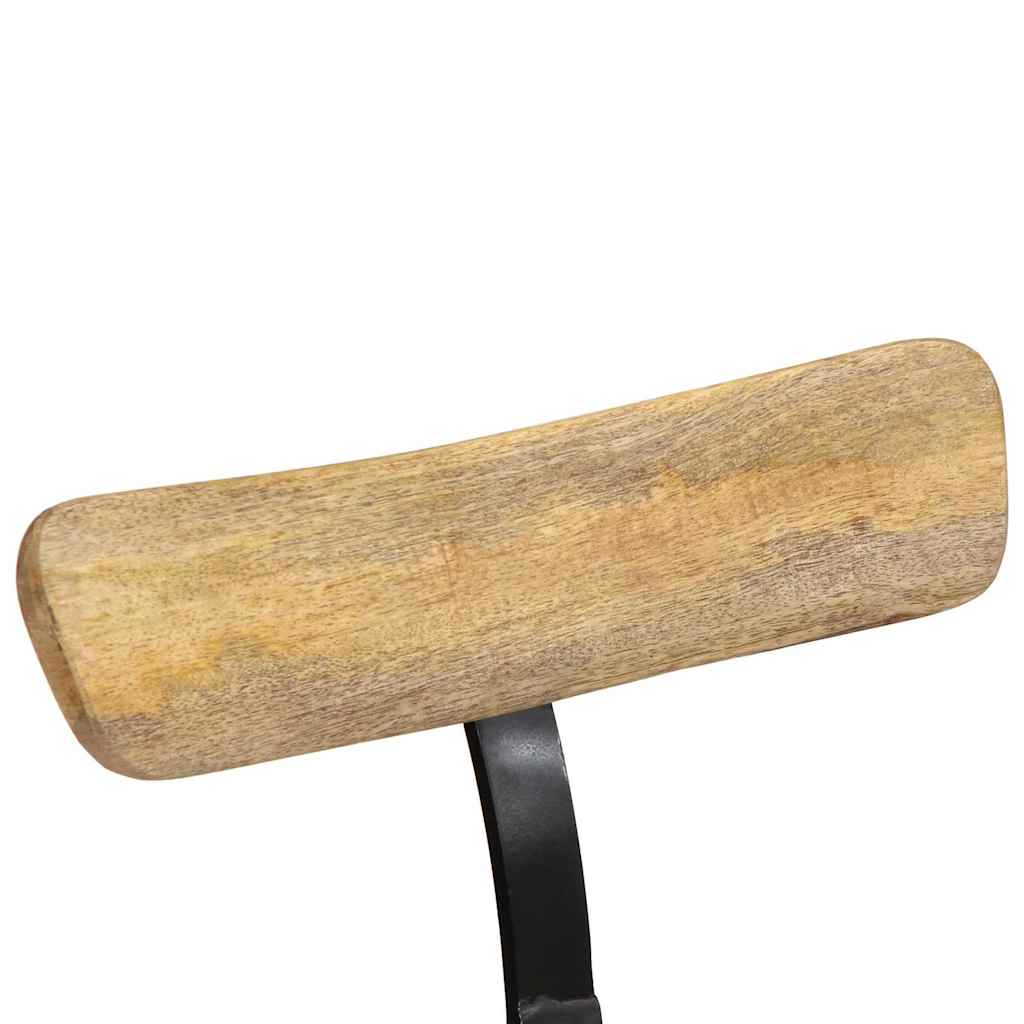 Solid Mango Wood Bar Stools Set of 2 - Stylish & Durable 88cm