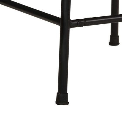 Reclaimed Solid Wood Bar Stools, Set of 2, 46x35.5x70 cm