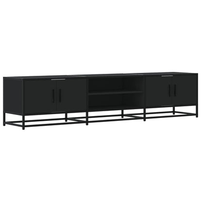 TV Cabinet Black 180x35x41 cm Engineered Wood