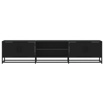 TV Cabinet Black 180x35x41 cm Engineered Wood