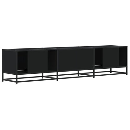 TV Cabinet Black 180x35x41 cm Engineered Wood