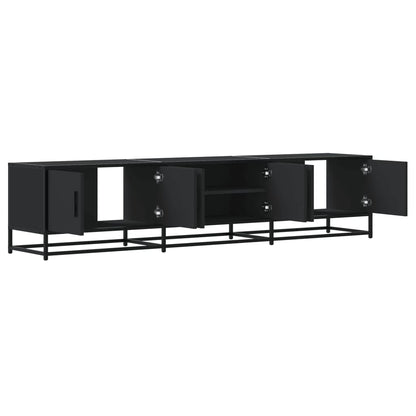 TV Cabinet Black 180x35x41 cm Engineered Wood
