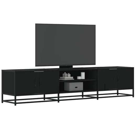 TV Cabinet Black 180x35x41 cm Engineered Wood