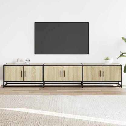 TV Cabinet Sonoma Oak 210x35x41 cm Engineered Wood