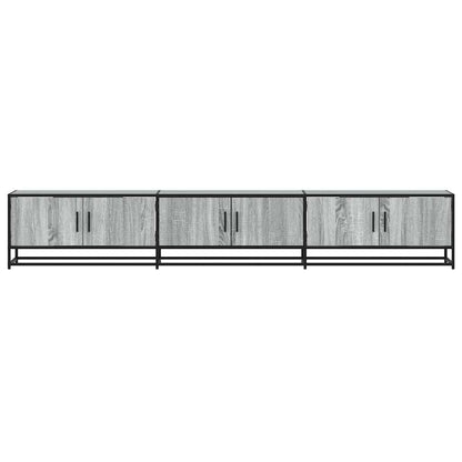 TV Cabinet Grey Sonoma 240x35x41 cm Engineered Wood