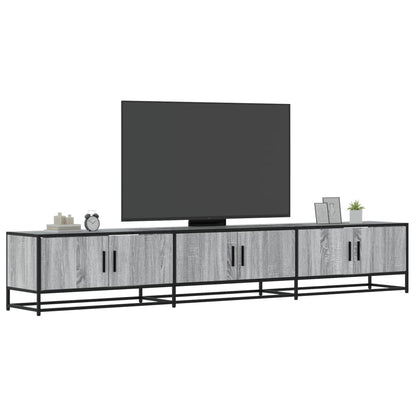 TV Cabinet Grey Sonoma 240x35x41 cm Engineered Wood