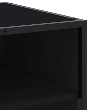 TV Cabinet Black 180.5x40x46 cm Engineered Wood