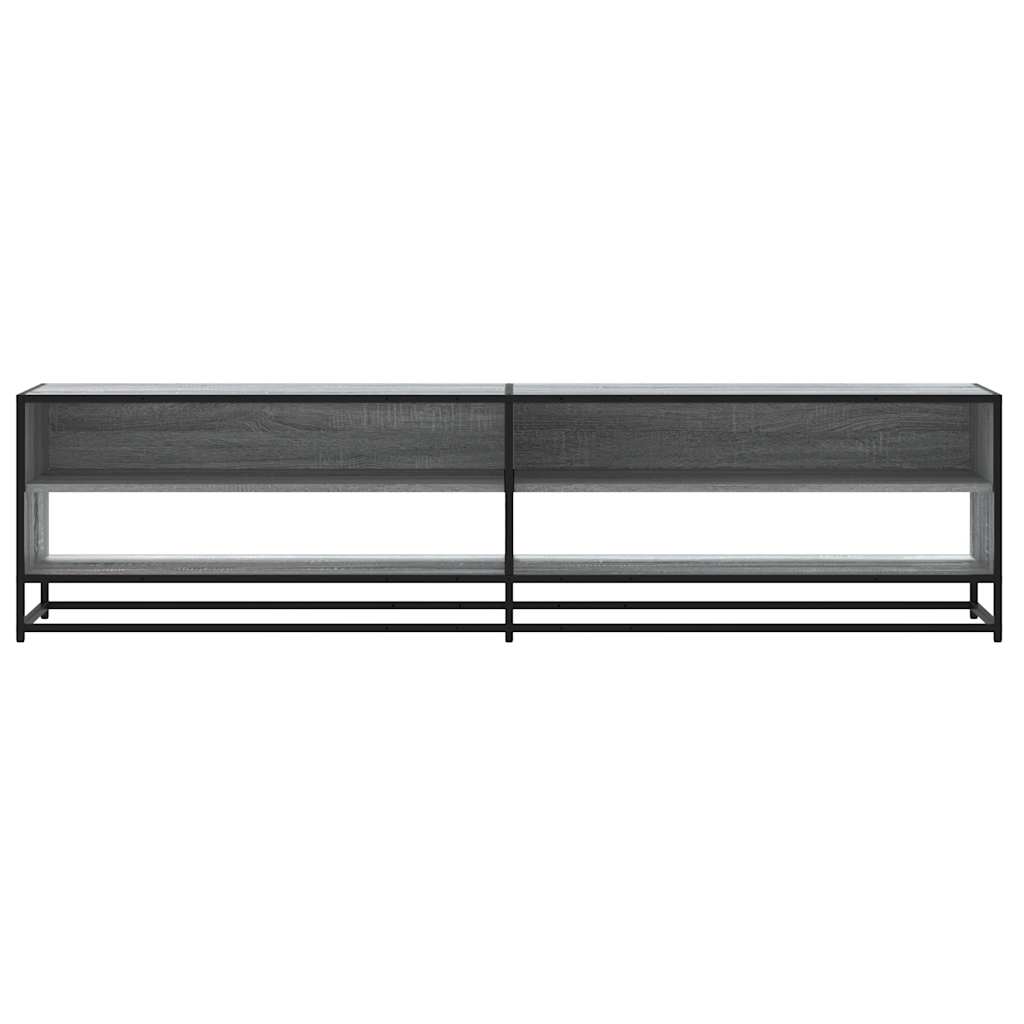 TV Cabinet Grey Sonoma 180.5x40x46 cm Engineered Wood