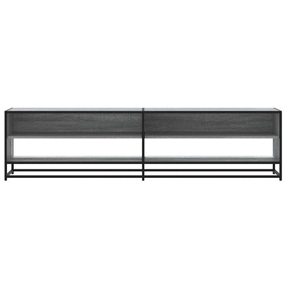 TV Cabinet Grey Sonoma 180.5x40x46 cm Engineered Wood
