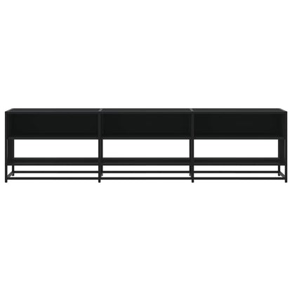 TV Cabinet Black 180x40x46 cm Engineered Wood