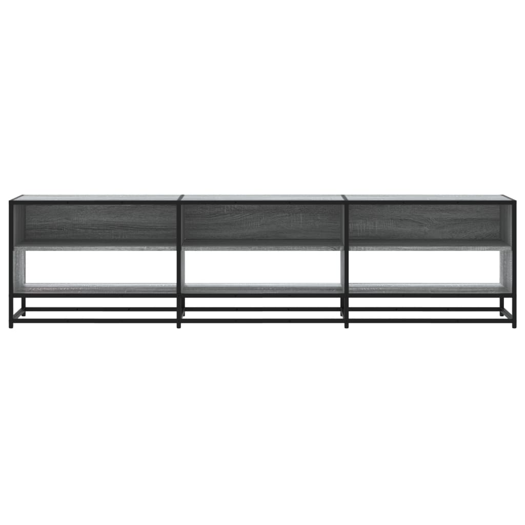 TV Cabinet Grey Sonoma 180x40x46 cm Engineered Wood