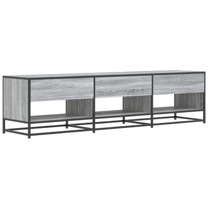 TV Cabinet Grey Sonoma 180x40x46 cm Engineered Wood