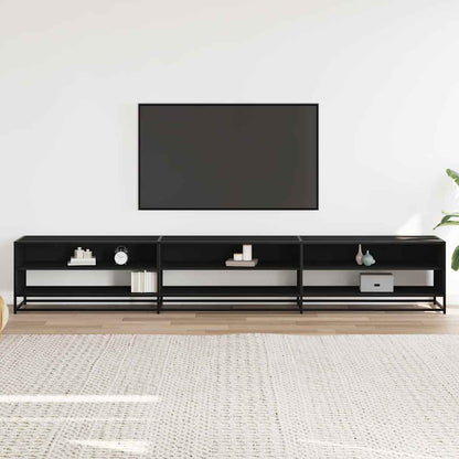 TV Cabinet Black 270x40x46 cm Engineered Wood