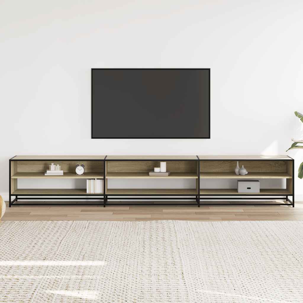 TV Cabinet Sonoma Oak 270x40x46 cm Engineered Wood