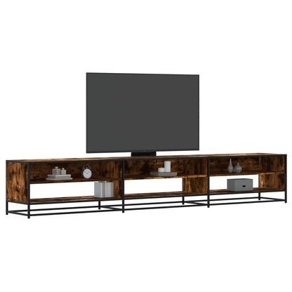 TV Cabinet Smoked Oak 270x40x46 cm Engineered Wood