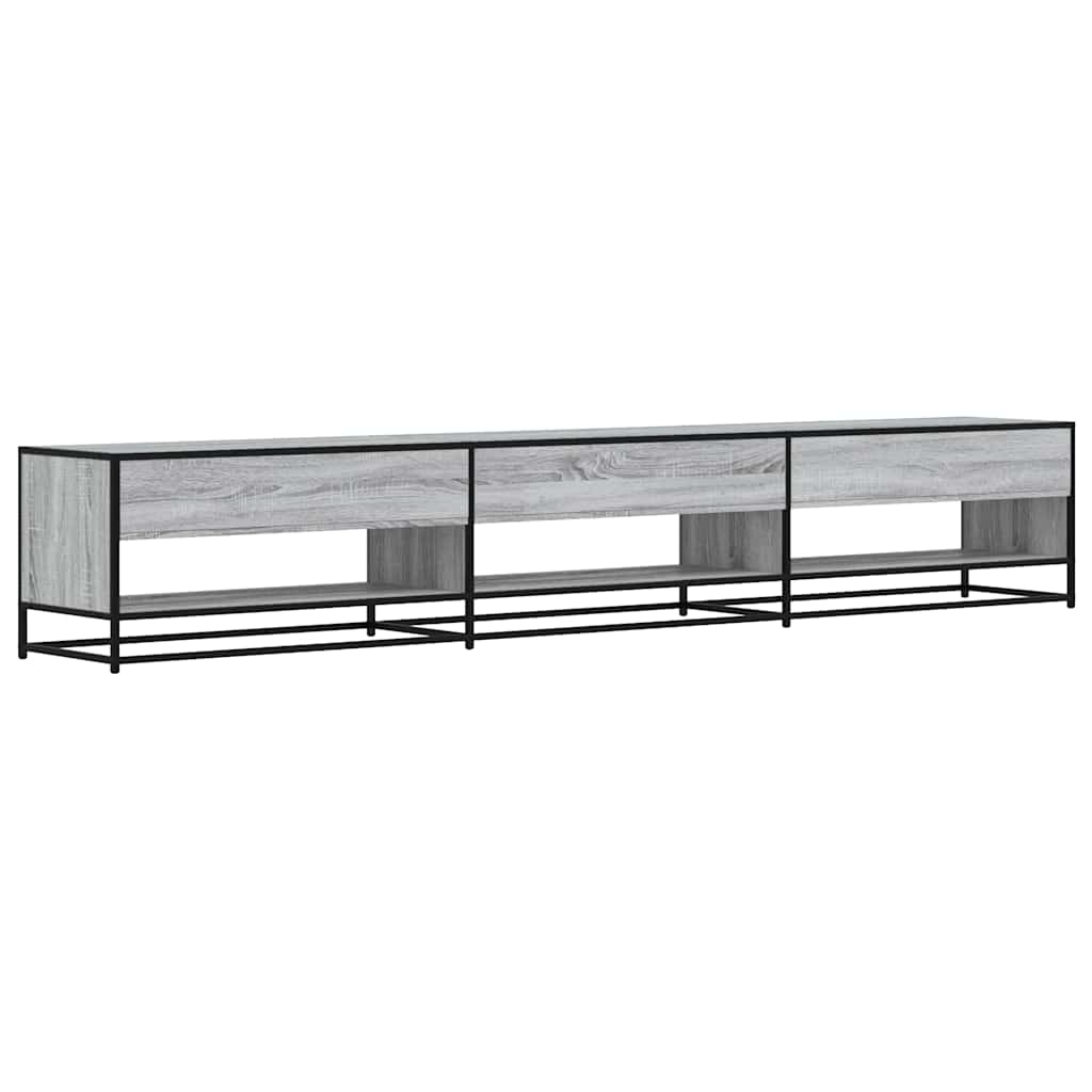 TV Cabinet Grey Sonoma 270x40x46 cm Engineered Wood