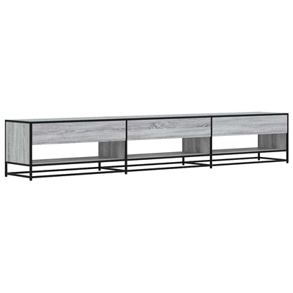 TV Cabinet Grey Sonoma 270x40x46 cm Engineered Wood