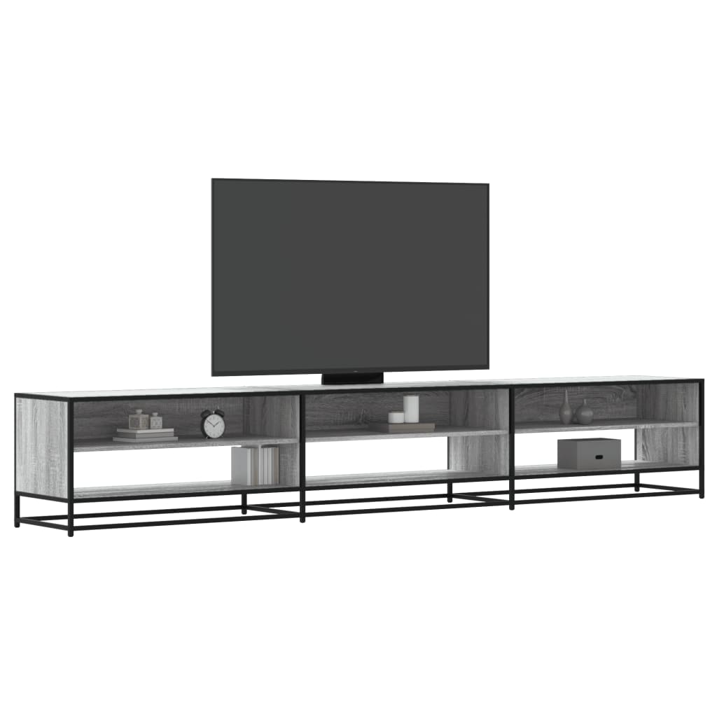 TV Cabinet Grey Sonoma 270x40x46 cm Engineered Wood