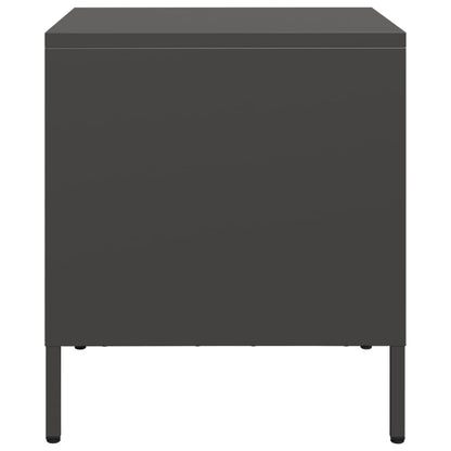 Black Steel Bedside Cabinets 2 pcs - 35x39x43.5 cm