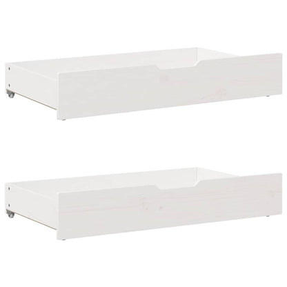 Bed Frame without Mattress White 140x200 cm Solid Wood Pine