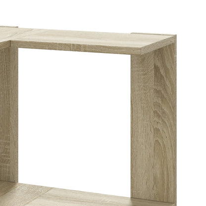 Sonoma Oak 5-Tier Corner Bookcase, 50x50x179 cm, Engineered Wood
