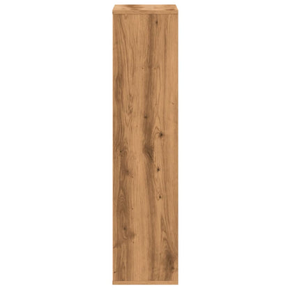 Oak Artisian Bookcase 50x25x105 cm | Engineered Wood Finish