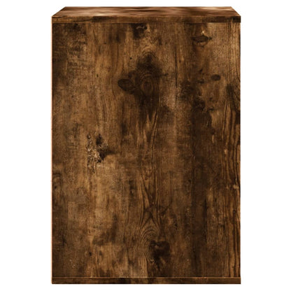 Smoked Oak Corner Chest of Drawers 60x41x58 cm - Engineered Wood
